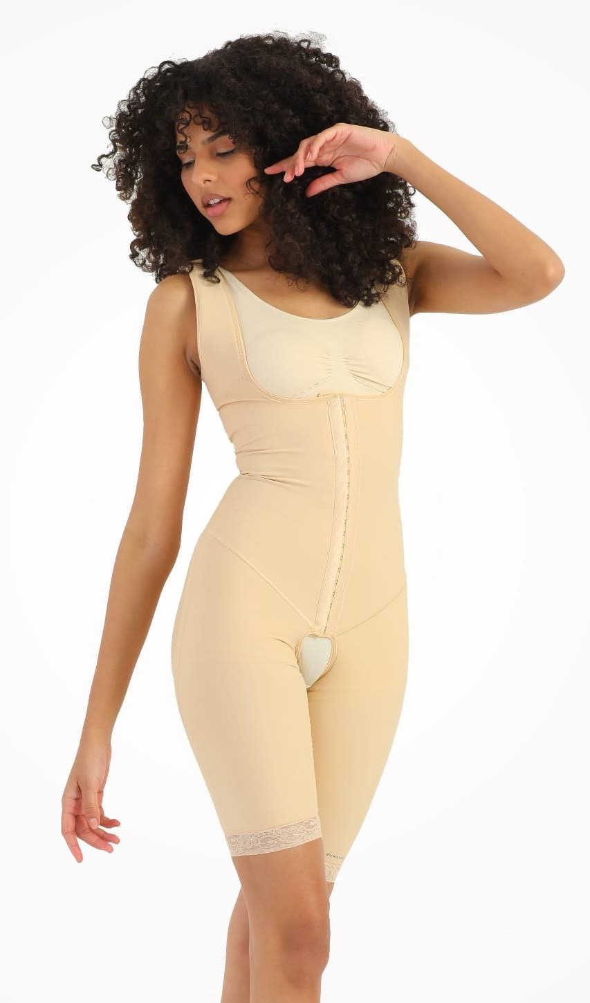 POST-SURGICAL COMPRESSION GARMENT FOR BBL FAT TRANSFER SLEEVELESS (ABOVE THE KNEE)